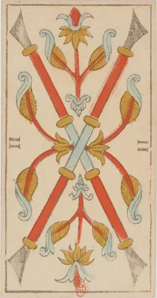 II de Bâton, The Conver Tarot de Marseille
