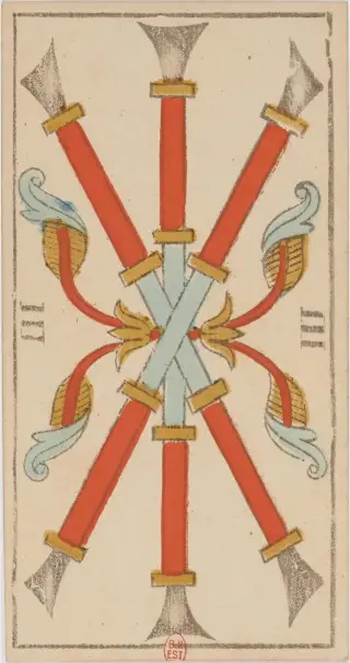 III de Bâton, The Conver Tarot de Marseille