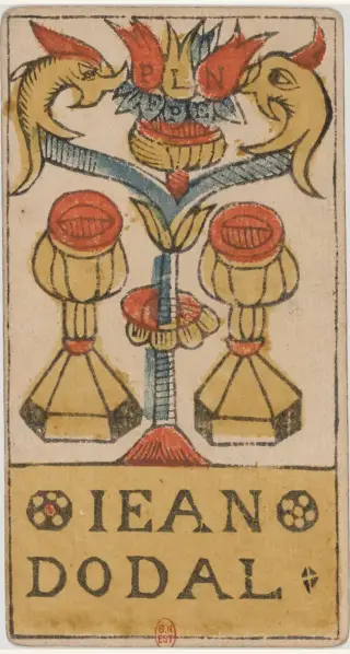 Deux de Coupes, The Jean Dodal Tarot