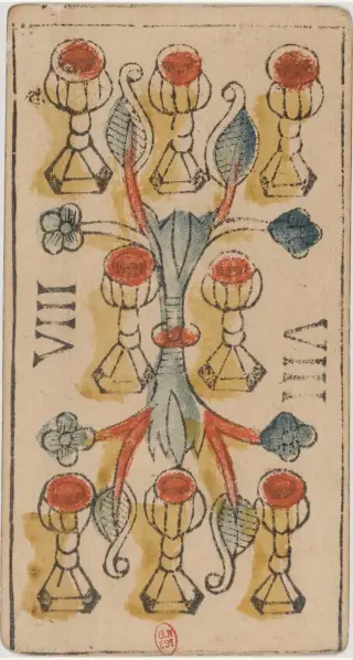 Huit de Coupes, The Jean Dodal Tarot