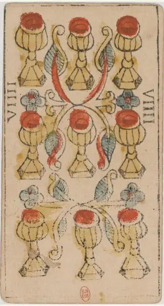 Neuf de Coupes, The Jean Dodal Tarot