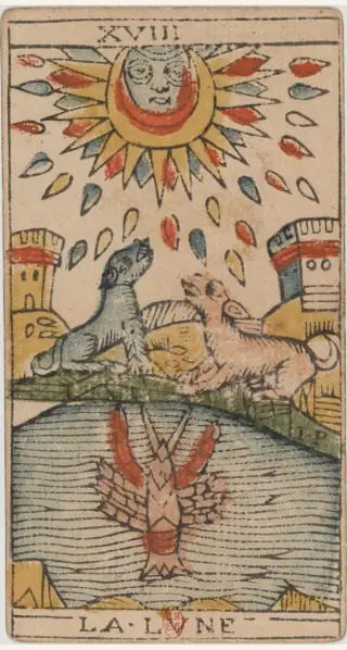 La Lune, The Jean Dodal Tarot