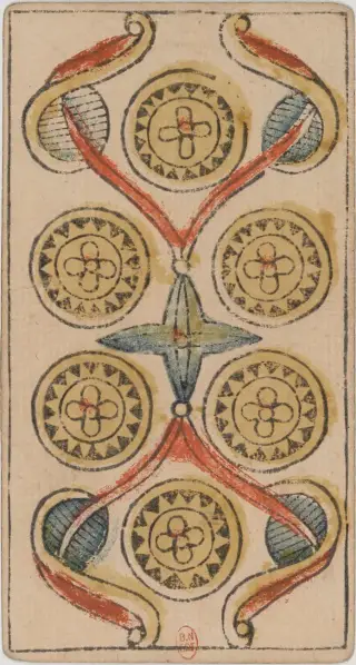 Six de Deniers, The Jean Dodal Tarot
