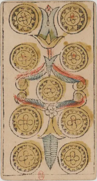 Dix de Deniers, The Jean Dodal Tarot