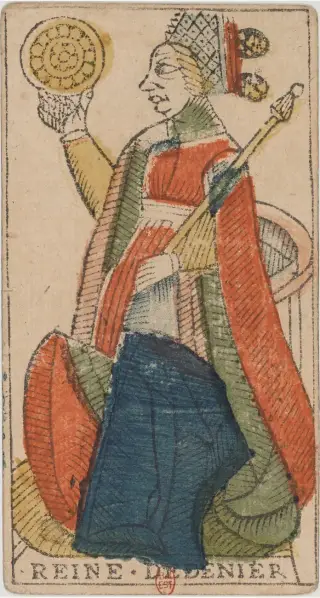 Reine de Denier, The Jean Dodal Tarot