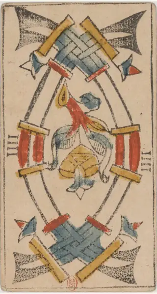 Quatre d'Épées, The Jean Dodal Tarot
