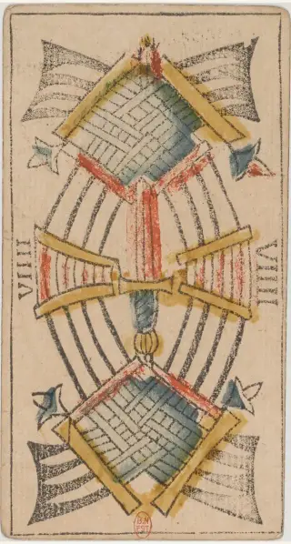 Neuf d'Épées, The Jean Dodal Tarot