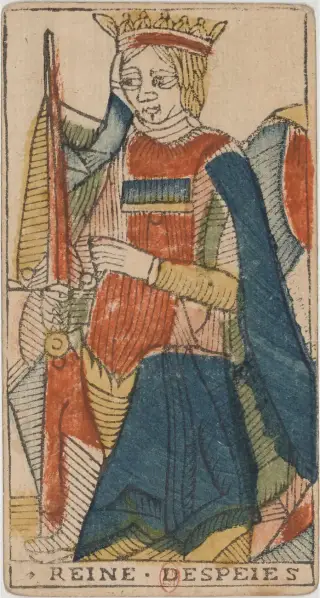 Reine d'Espeies, The Jean Dodal Tarot