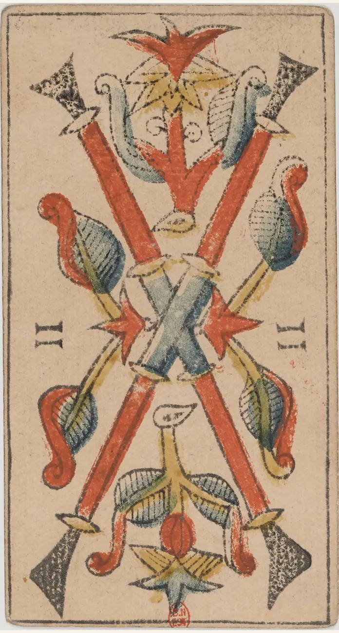 Deux de Bâtons