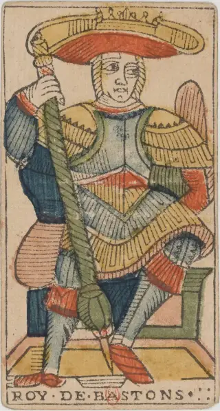 Roy de Bastons, The Jean Dodal Tarot