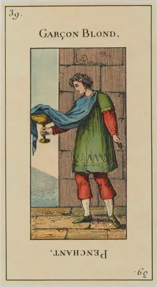 Garçon blond, The Grand Etteilla