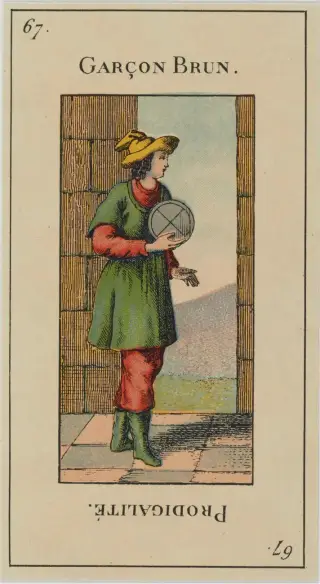 Garçon brun, The Grand Etteilla