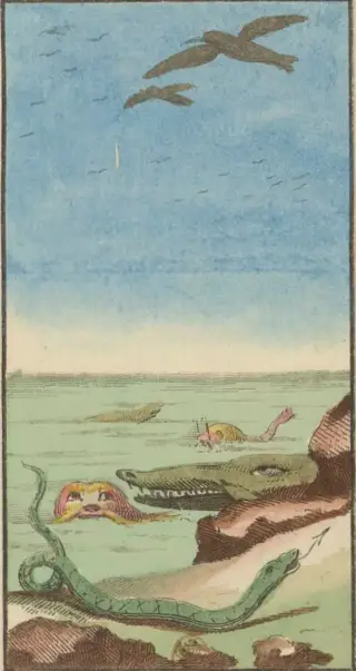 Les Oiseaux et les Poissons, The Livre de Thot Etteilla