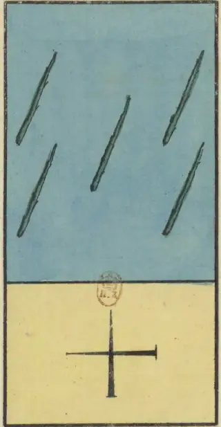 5 de Bâton, The Livre de Thot Etteilla