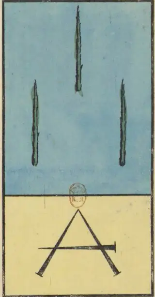 3 de Bâton, The Livre de Thot Etteilla