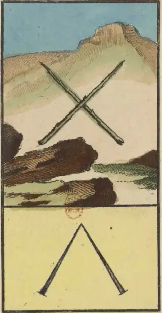2 de Bâton, The Livre de Thot Etteilla