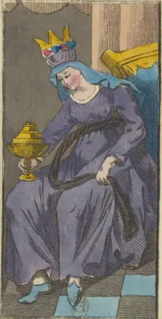 Reine de Coupe, The Livre de Thot Etteilla