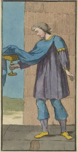 Valet de Coupe, The Livre de Thot Etteilla