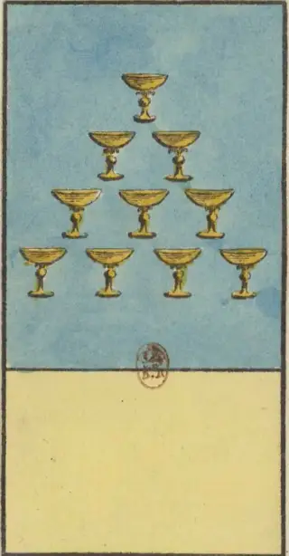 10 de Coupe, The Livre de Thot Etteilla