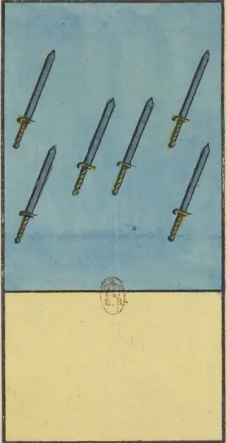 6 d'Épée, The Livre de Thot Etteilla