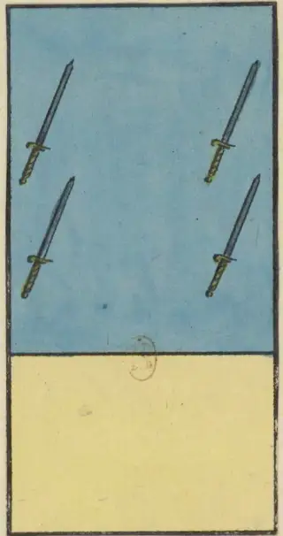 4 d'Épée, The Livre de Thot Etteilla