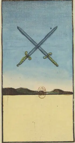2 d'Épée, The Livre de Thot Etteilla