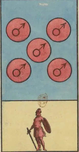 5 de Denier, The Livre de Thot Etteilla