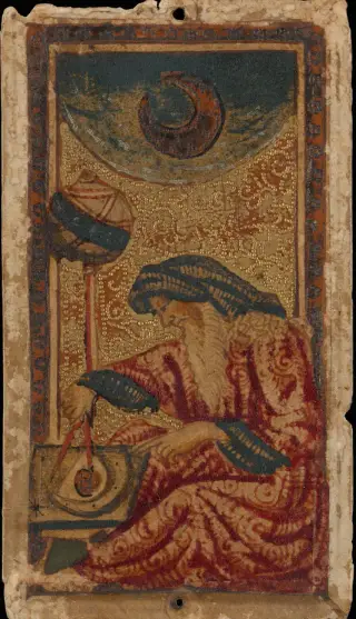 The Moon, The Este Tarot
