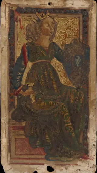 Queen of Swords, The Este Tarot