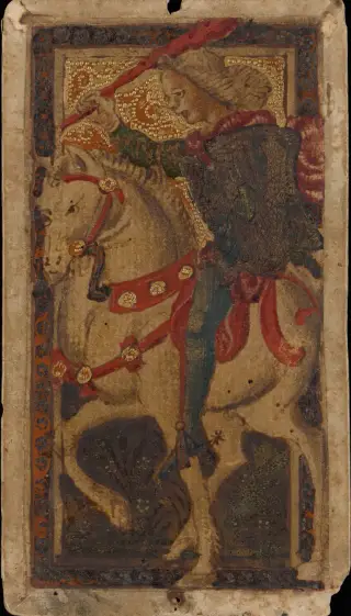 Knight of Batons, The Este Tarot