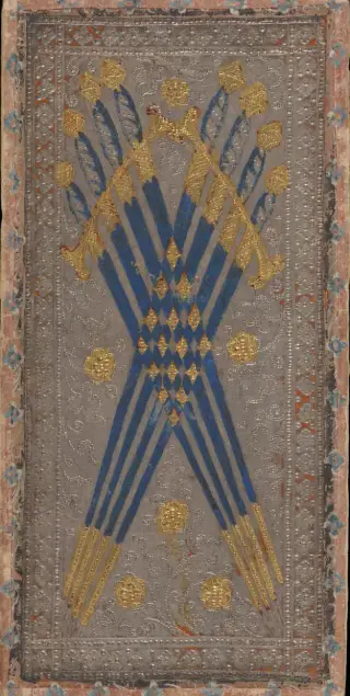 Eight of Swords, The Cary-Yale Visconti Tarot
