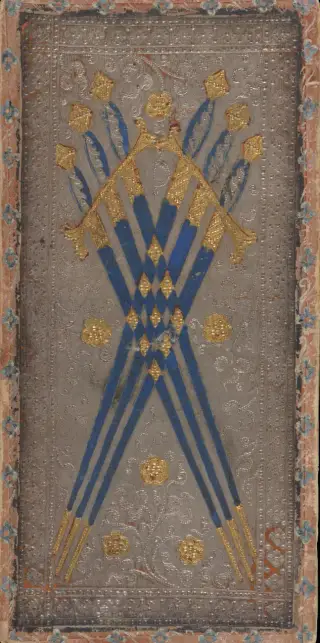 Six of Swords, The Cary-Yale Visconti Tarot