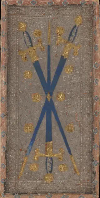 Three of Swords, The Cary-Yale Visconti Tarot