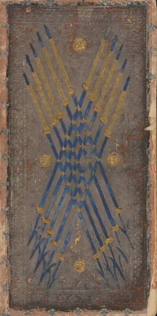 Ten of Batons, The Cary-Yale Visconti Tarot