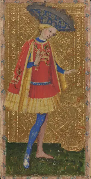Male Page of Cups, The Cary-Yale Visconti Tarot