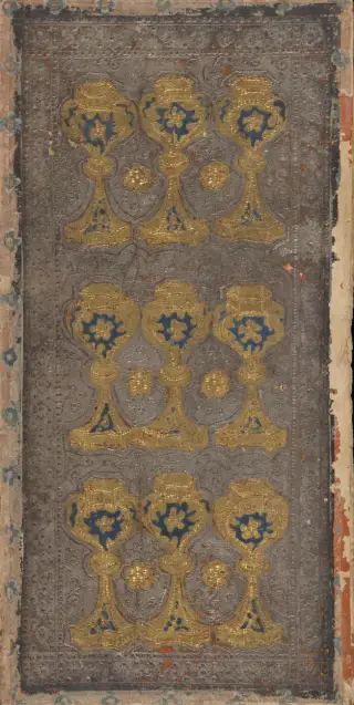 Nine of Cups, The Cary-Yale Visconti Tarot