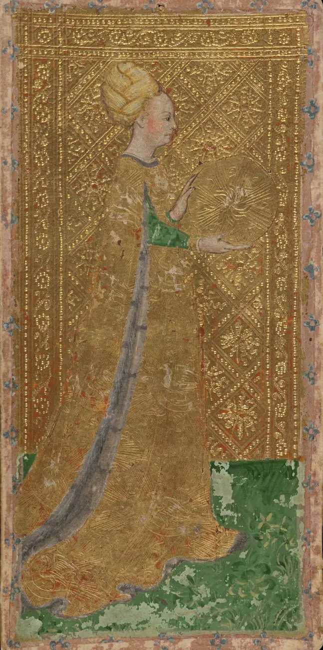 Female Page of Coins