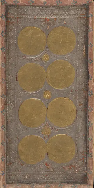 Eight of Coins, The Cary-Yale Visconti Tarot