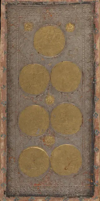 Seven of Coins, The Cary-Yale Visconti Tarot