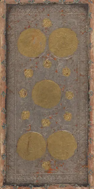 Five of Coins, The Cary-Yale Visconti Tarot