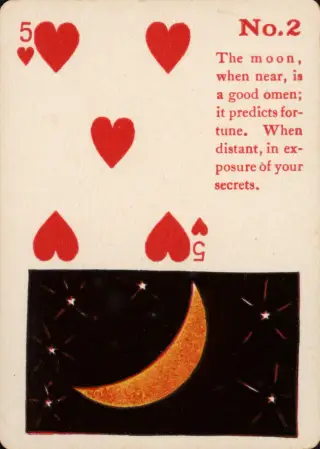 The Moon, The Gypsy Witch Cards