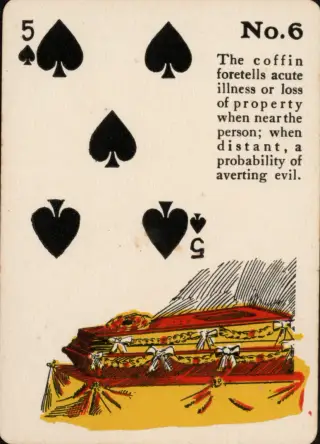 The Coffin, The Gypsy Witch Cards