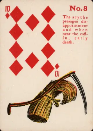 The Scythe, The Gypsy Witch Cards