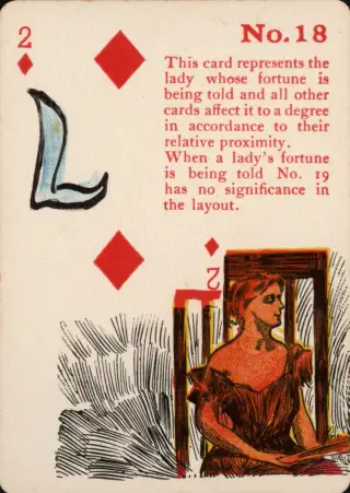 The Lady, The Gypsy Witch Cards