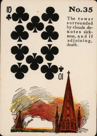 The Tower, The Gypsy Witch Cards