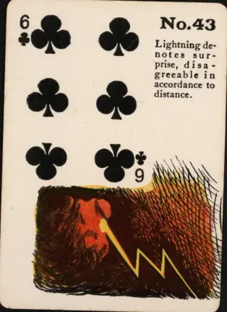 The Lightning, The Gypsy Witch Cards