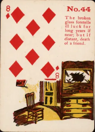 The Broken Glass, The Gypsy Witch Cards