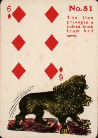 The Lion, The Gypsy Witch Cards