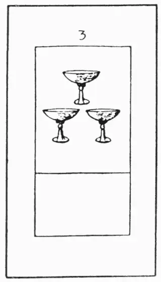 3 Pokale, The Kurtzahn Tarot