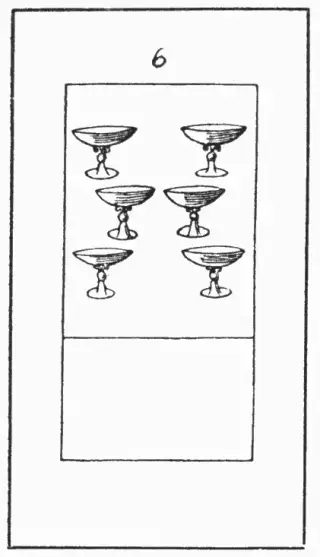 6 Pokale, The Kurtzahn Tarot